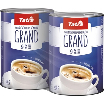 Tatra Grand mléko 8,5% kondenzované 2x410 g plech 820 g