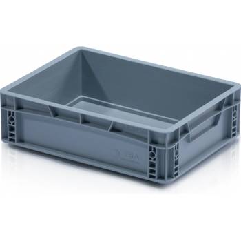 TBA Plastová Euro přepravka 400 x 300 x 120 cmmm plný úchyt