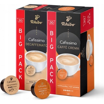 Tchibo Cafissimo Crema Rich Aroma Káva Arabika Decaffeinato 30 Kaps