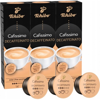 Tchibo Cafissimo Decaffeinated Káva bez kofeinu kapslí Sada 10 x 3 ks