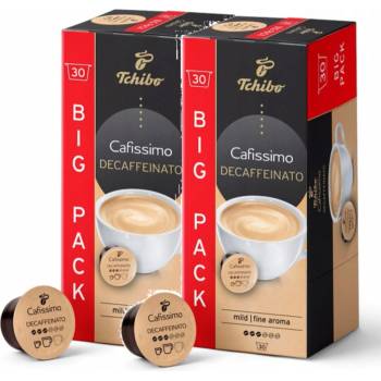 Tchibo Cafissimo Decaffeinato Bezkofeinová Káva kapslí Sada 30 x 2 ks