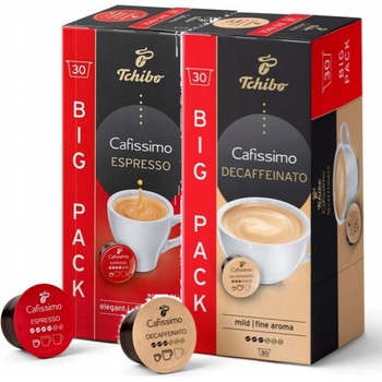 Tchibo Cafissimo Espresso Elegant Aroma Káva Bez kofeinu 30 Kaps