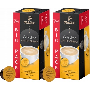 Tchibo Káva Cafissimo Caffe Crema Fine Aroma Decaffeinato 30 Kaps.