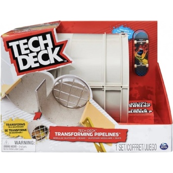 TechDeck Transforming Pipelines Rampa na fingerboard