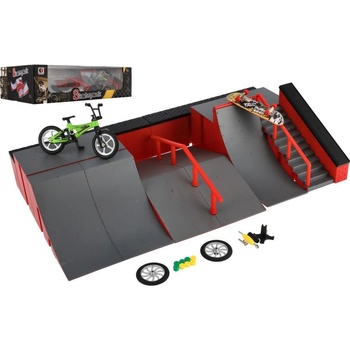 Teddies Skatepark rampa, prstové kolo, prstový skateboard s doplňky