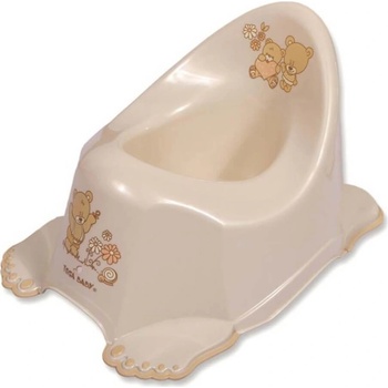 TEGA nočník s poklopem béžová