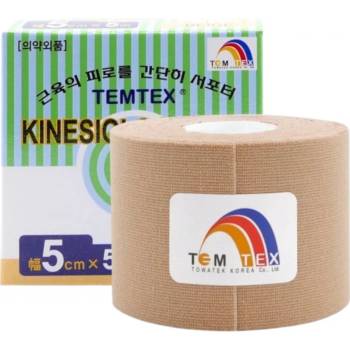 Temtex kinesio tape Classic béžová 5 cm x 5 m