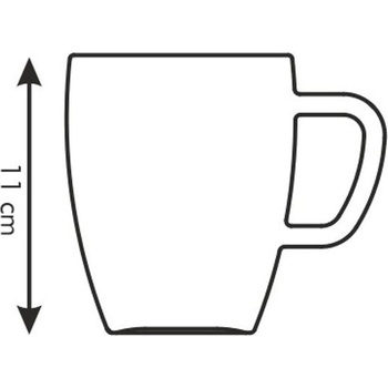 Tescoma Skleněný hrnek CREMA 400 ml
