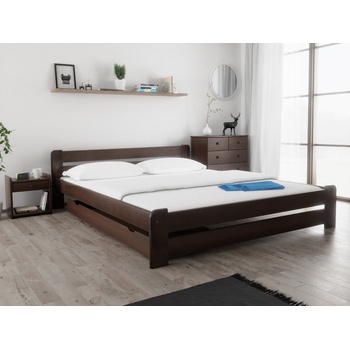 Textilomanie Laura ořech bez roštu a bez matrace