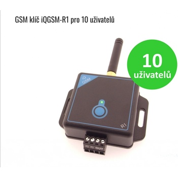 TFE GSM klíč iQGSM-R1 Ovládání garážových vrat a vjezdových bran mobilem.. Snadno, bezplatně. Jednoduchá a rychlá montáž, až 10 uživatelů, SIM karta v ceně Barva: ČERNÁ