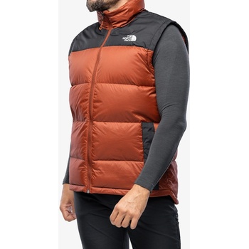 The North Face zateplená vesta Diablo Down Vest brown/black