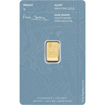 The Royal Mint Britannia zlatý slitek 1 g