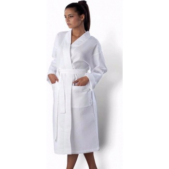 Tibex Vaflový župan bílý