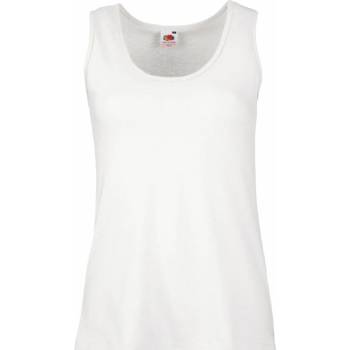 Tílko se širokými ramínky Bílá