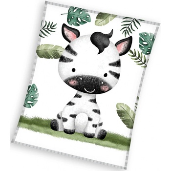 TipTrade Dětská deka Malá Zebra