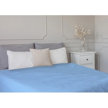 TipTrade Prostěradlo Jersey mako Středně modré 80x200