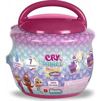 TM Toys Cry Babies Magic Tears Fantasy Paci House MIX 1 tmavě růžový