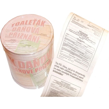 Toaletní papír Daňová přiznání
