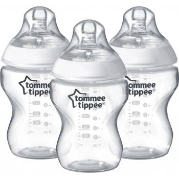 Tommee Tippee kojenecká láhev C2N 3 ks transparentní 260ml