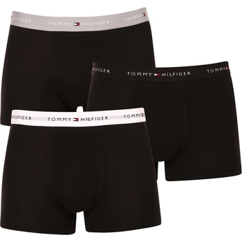 Tommy Hilfiger 3 pack pánské boxerky černé (UM0UM02763 0UC)