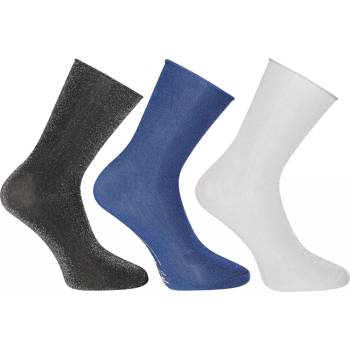 Tommy Hilfiger 3PACK dámské ponožky vysoké vícebarevné 701226102 001