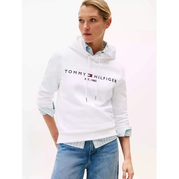 Tommy Hilfiger dámská mikina Embroided bílá