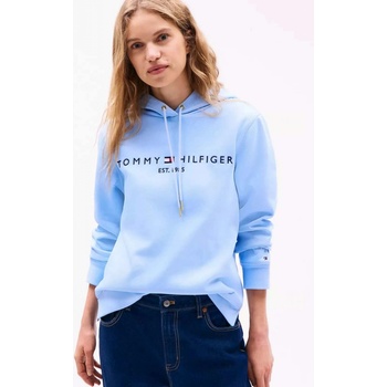 Tommy Hilfiger dámská mikina Embroided světle modrá
