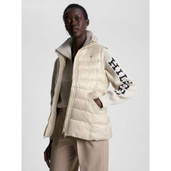 Tommy Hilfiger dámská prošívaná vesta WW0WW39582 béžová