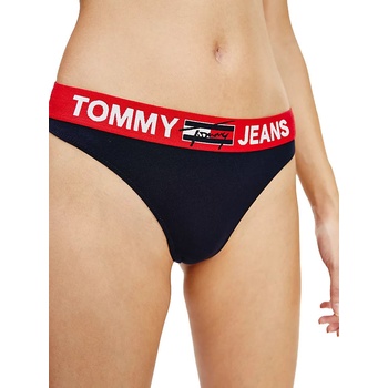 Tommy Hilfiger Dámská tanga UW0UW02823 modrá