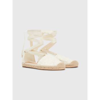 Tommy Hilfiger dámské krémové espadrilky FW0FW07253