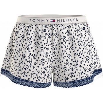 Tommy Hilfiger dámské šortky WOVEN SHORT PRINT UW0UW04944 02X s potiskem bílé
