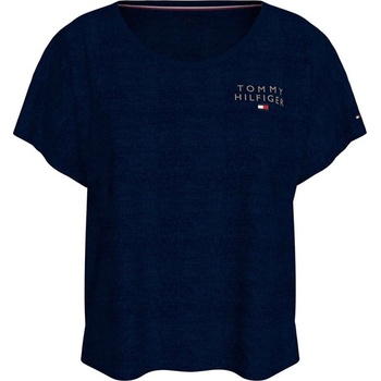 Tommy Hilfiger Dámské tričko UW0UW05570 DW5 Tm. modrá