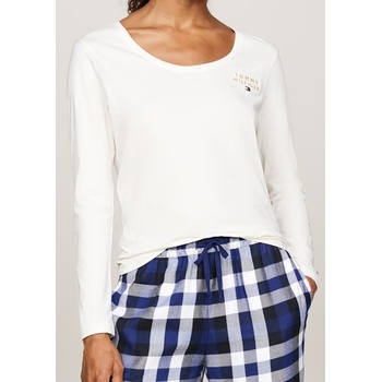 Tommy Hilfiger Dámské tričko UW0UW05571 YBI Smetanová