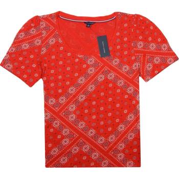 Tommy Hilfiger floral print červené