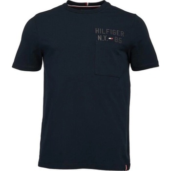 Tommy Hilfiger GRAPHIC S/S TEE tmavě modrá