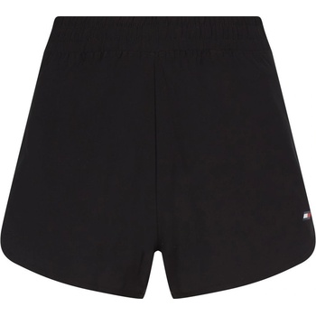 Tommy Hilfiger kraťasy dámské hladké high waist černá