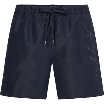 Tommy Hilfiger Logo pánské plavecké šortky tmavě modrá