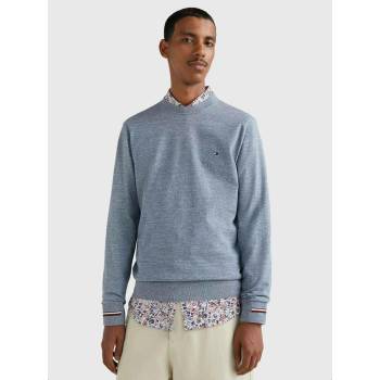 Tommy Hilfiger pánský svetr Mouline MW0MW31031 modrý