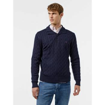 Tommy Hilfiger pánský svetr tmavě modrý