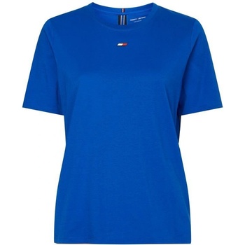 Tommy Hilfiger Regular Tape Tee Modrý