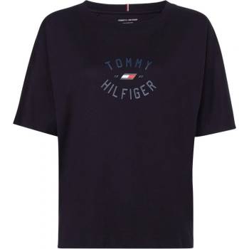 Tommy Hilfiger Relaxed Graphic Tee Tyrkysový