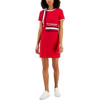 Tommy Hilfiger Signature dámské šaty červené