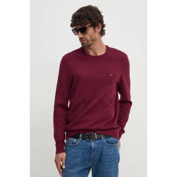 Tommy Hilfiger svetr lehký MW0MW14748 vínová