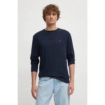 Tommy Hilfiger tričko s dlouhým rukávem tmavoUM0UM03366 modrá