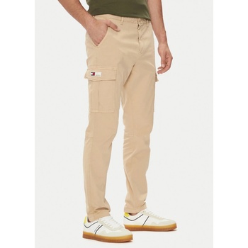 Tommy Jeans pánské béžové kalhoty DM0DM19489