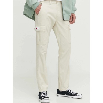 Tommy Jeans pánské krémové kalhoty DM0DM18940
