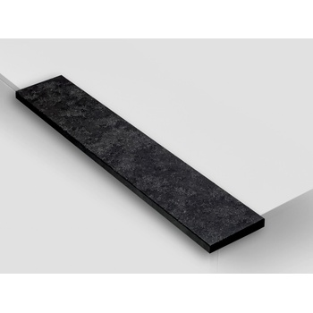 TONE OF STONE Venkovní kamenný žulový parapet - Žula Mist Black leather, 250x250x20 mm