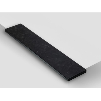 TONE OF STONE Venkovní parapet z přírodního kamene - Žula Nero Assoluto Zimbabwe lesk, 750x300x20 mm