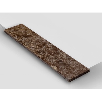 TONE OF STONE Vnitřní kamenný mramorový parapet - Mramor Emperador Brown lesk, 1250x200x30 mm