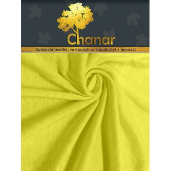 Top textil Prostěradlo Jersey Standard Žluté 180x200